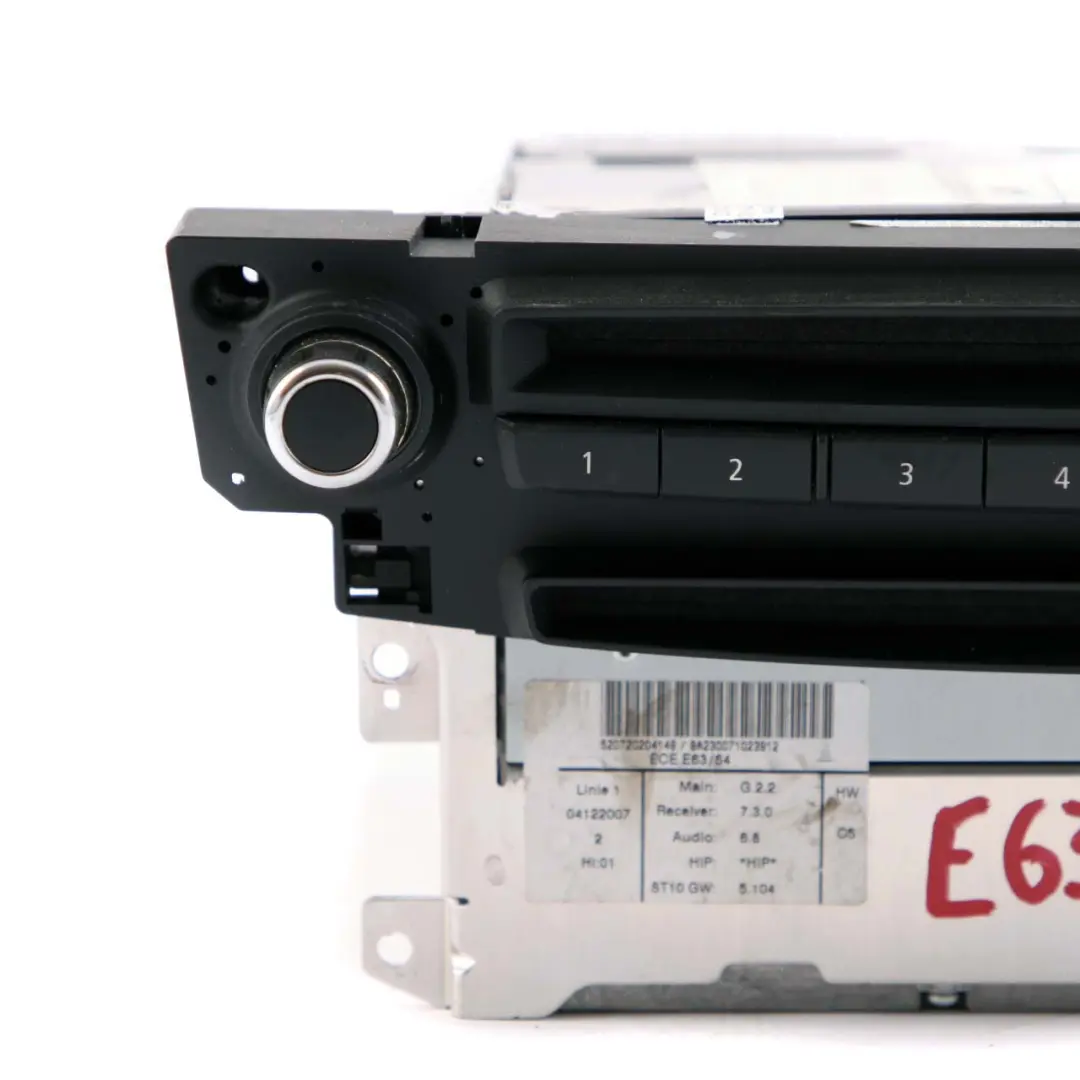 BMW 6 Series E63 LCI CCC DVD Sat Navigation System CD Player Head Unit - SKU 9170706 - Part number 9170706