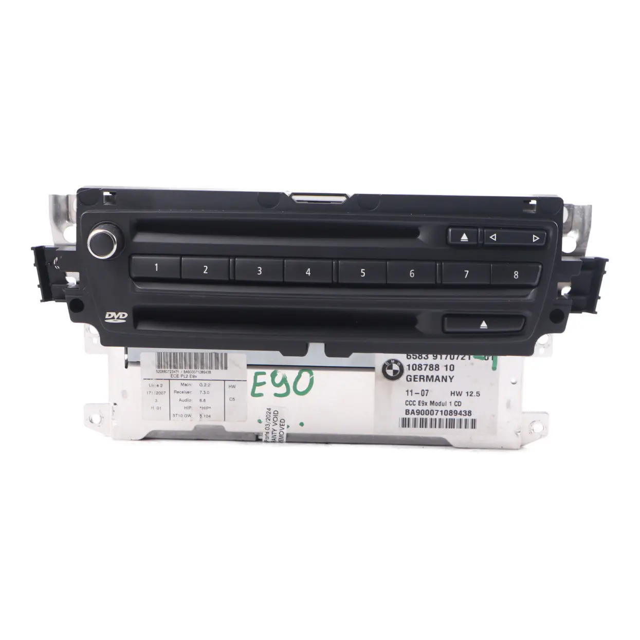 Navigation System BMW E90 E91 E92 Professional CCC Sat Nav Controller 9170721