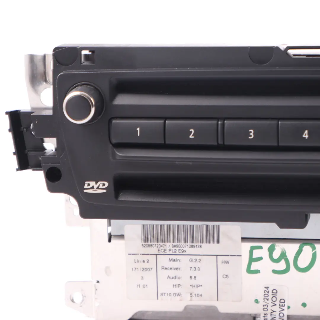 BMW E90 E91 E92 Profesional CCC Controlador del Sistema De Navegacion - SKU 9170721-1 - Número de pieza 9170721