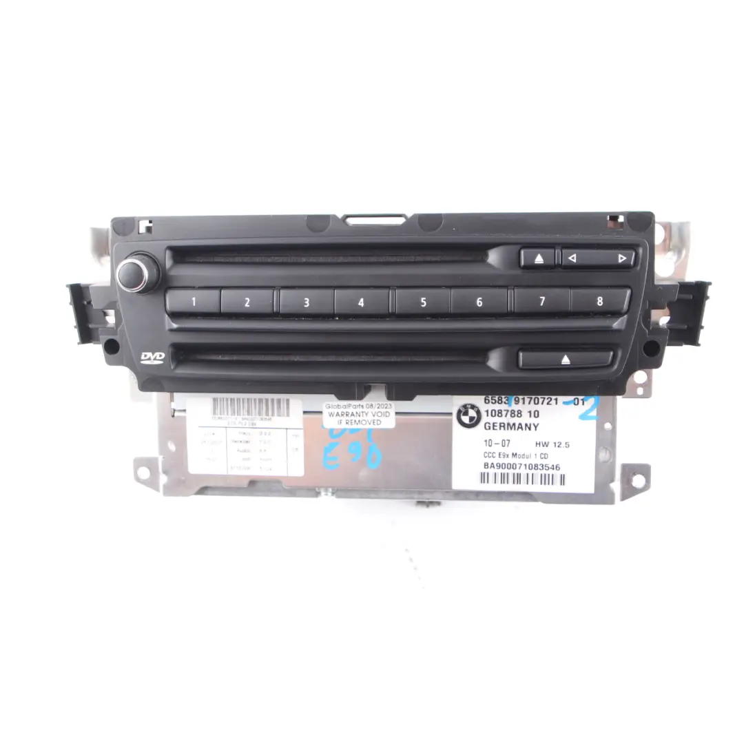 Navigation System BMW E90 E91 E92 Professional CCC Sat Nav Controller to with Part number 9170721 Navigation System BMW E90 E91 E92 Professional CCC Sat Nav Controller - SKU 9170721-2 - Part number 9170721