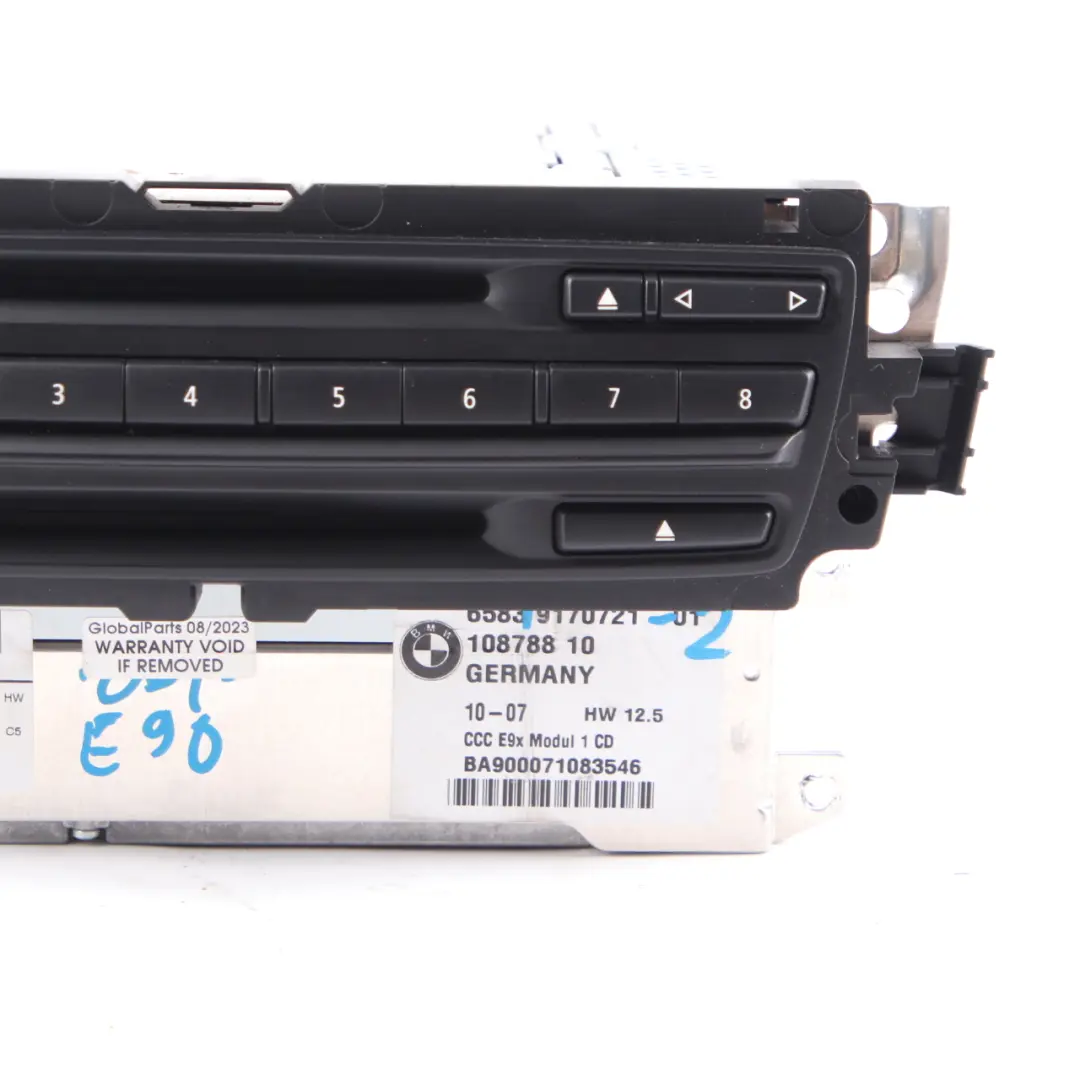  Navigation System BMW E90 E91 E92 Professional CCC Sat Nav Controller - SKU 9170721-2 - Part number 9170721