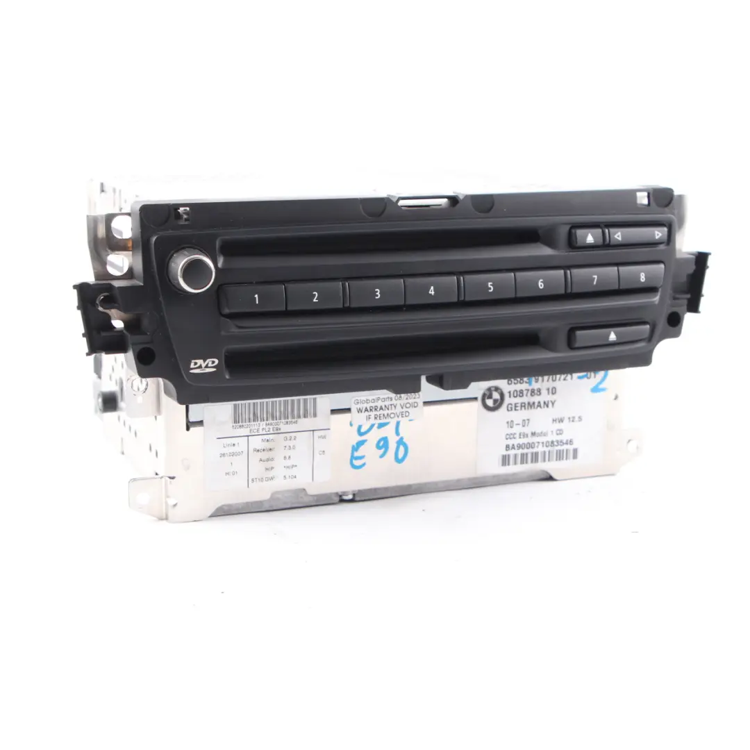  Navigation System BMW E90 E91 E92 Professional CCC Sat Nav Controller - SKU 9170721-2 - Part number 9170721