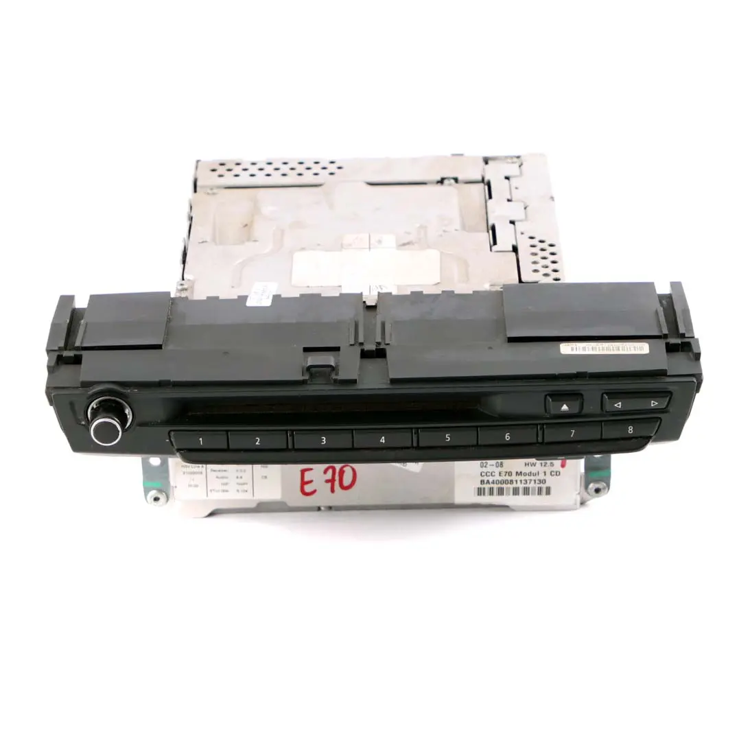 CCC Sistema Navegación Reproductor CD Navegador satélite Unidad para BMW X5 E70 con número de pieza 9170732 BMW X5 E70 CCC Sistema Navegación Reproductor CD Navegador satélite Unidad - SKU 9170732 - Número de pieza 9170732