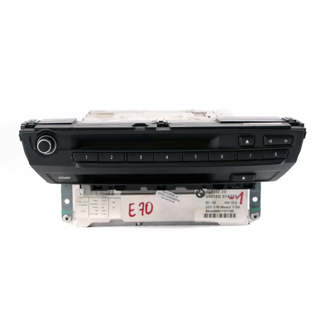 BMW X5 E70 CCC Sistema di navigazione Lettore CD Unità navigazione satellitare