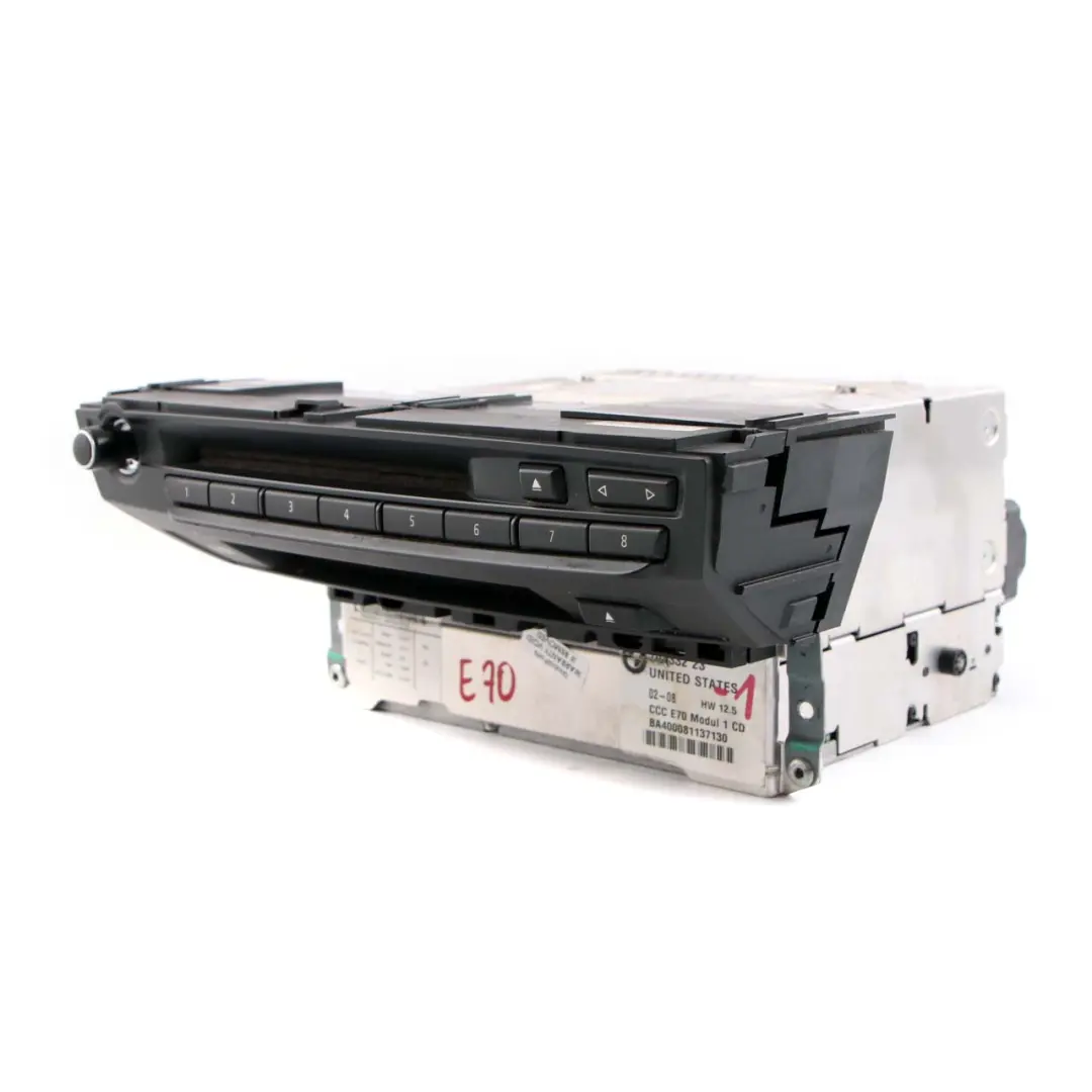 CCC Sistema Navegación Reproductor CD Navegador satélite Unidad para BMW X5 E70 con número de pieza 9170732 BMW X5 E70 CCC Sistema Navegación Reproductor CD Navegador satélite Unidad - SKU 9170732 - Número de pieza 9170732