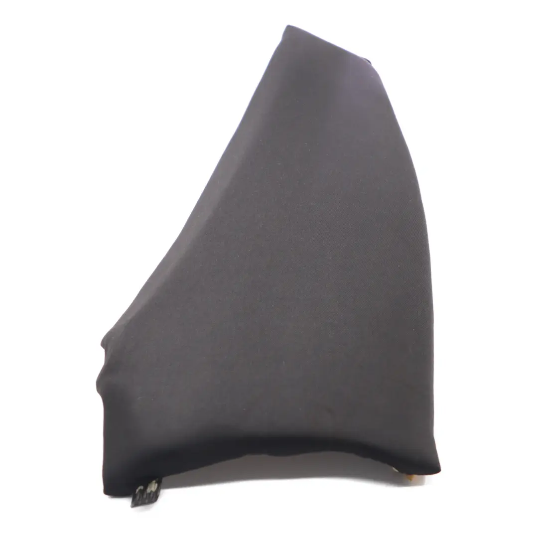BMW E87 LCI Asiento Trasero Lateral Acabado Esquina Izquierda Tela Negra - SKU 9170803 - Número de pieza 9170803