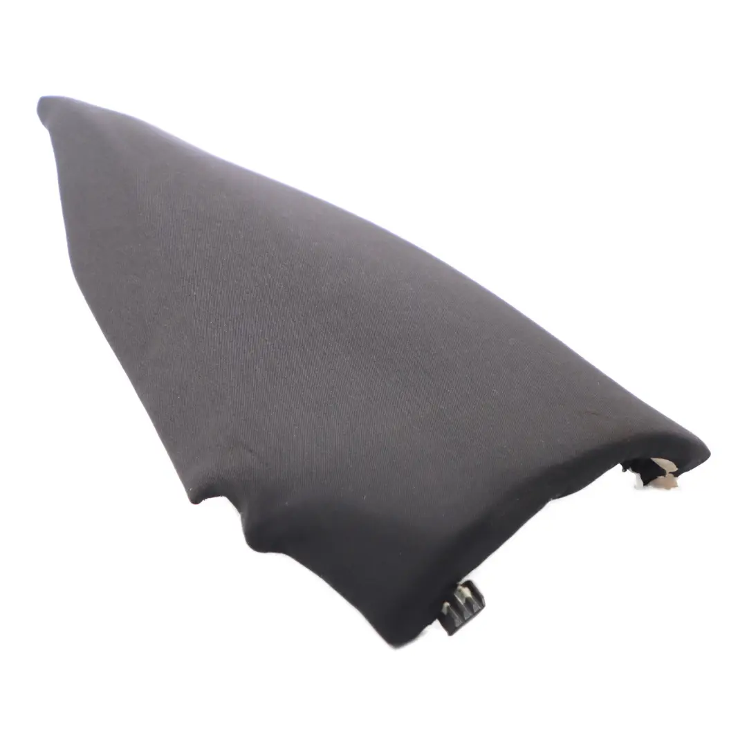 BMW E87 LCI Asiento Trasero Lateral Acabado Esquina Izquierda Tela Negra - SKU 9170803 - Número de pieza 9170803