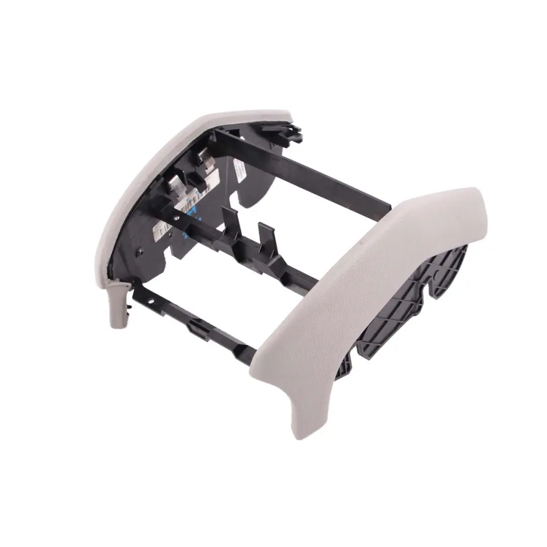 Centre Console BMW F01 F02 Cover Trim Panel Storage Everest Grey to Rear with Part number 9171271 Rear Centre Console BMW F01 F02 Cover Trim Panel Storage Everest Grey - SKU 9171271 - Part number 9171271