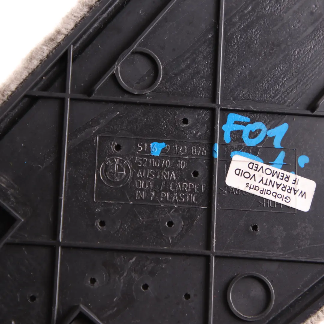 BMW F01 F02 LCI Panel Konsoli Środkowej Prawy Tył Szary 9123876 - SKU 9171286 - Numer Części 9171286