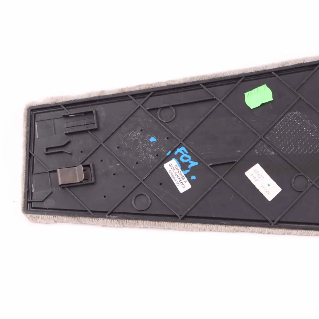 BMW F01 F02 LCI Panel Konsoli Środkowej Prawy Tył Szary 9123876 - SKU 9171286 - Numer Części 9171286