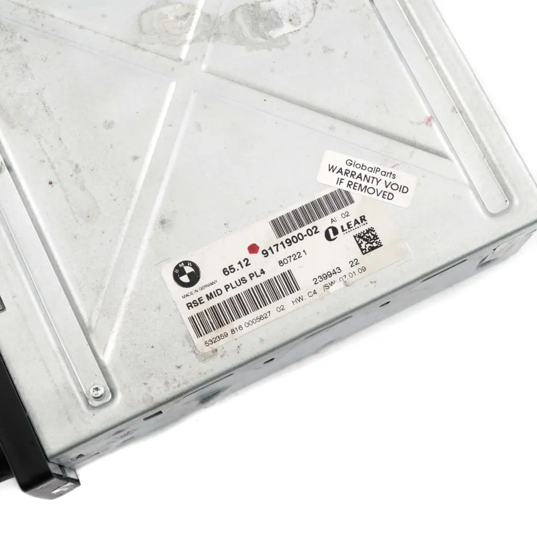 BMW X5 E70 X6 E71 DVD Lettore Computer Centralina Rse Mediano Plus PL4 - SKU 9171900 - Numero di parte 9171900