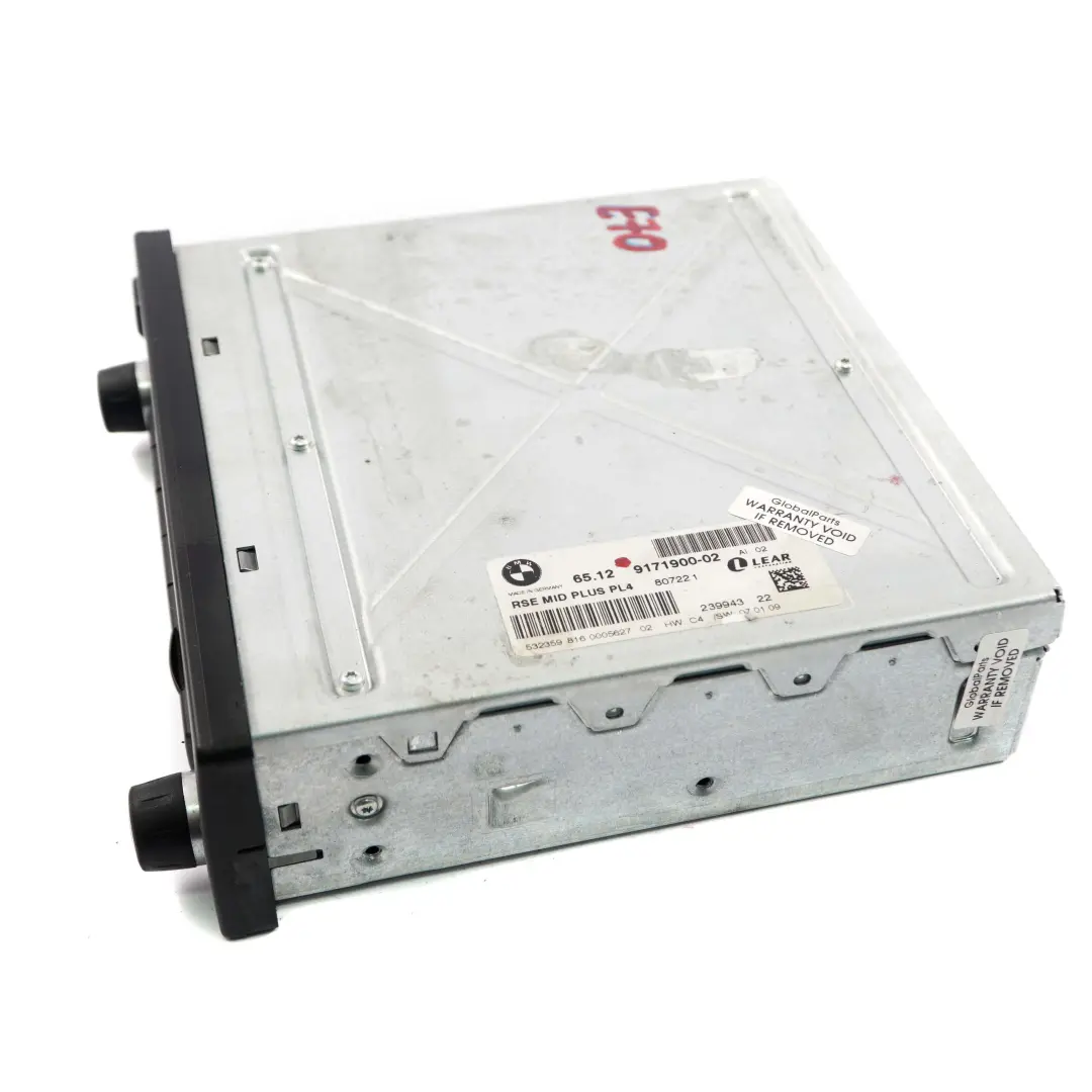 BMW X5 E70 X6 E71 DVD Lettore Computer Centralina Rse Mediano Plus PL4 - SKU 9171900 - Numero di parte 9171900