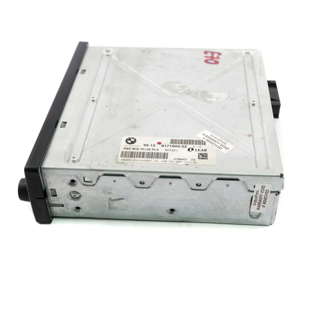 Unidad Control Ordenador Reproductor DVD RSE MID PLUS PL4 para BMW X5 E70 X6 E71 con número de pieza 9171900 BMW X5 E70 X6 E71 Unidad Control Ordenador Reproductor DVD RSE MID PLUS PL4 - SKU 9171900 - Número de pieza 9171900