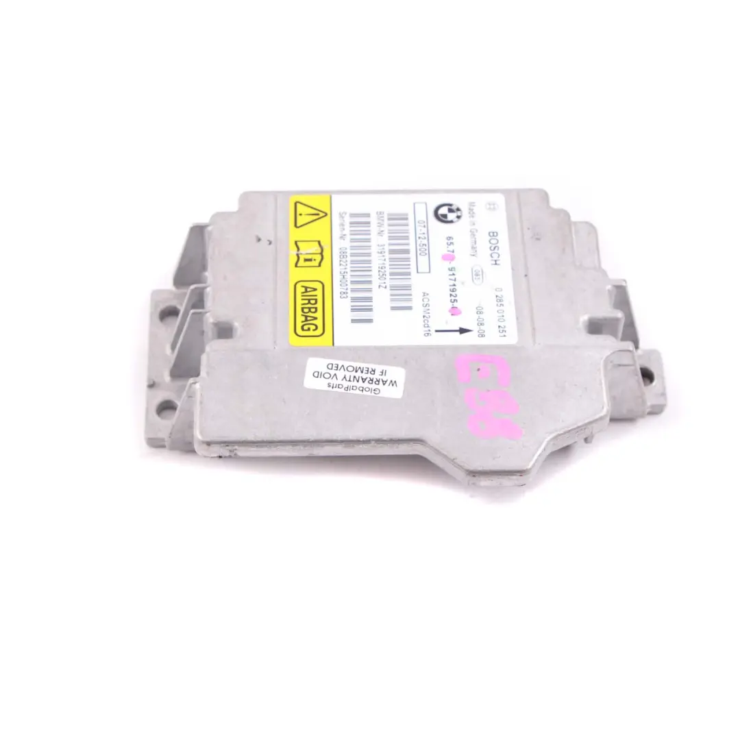 BMW E88 Convertible Air Module Sensor ECU Control Unit Module - SKU 9171925 - Part number 9171925