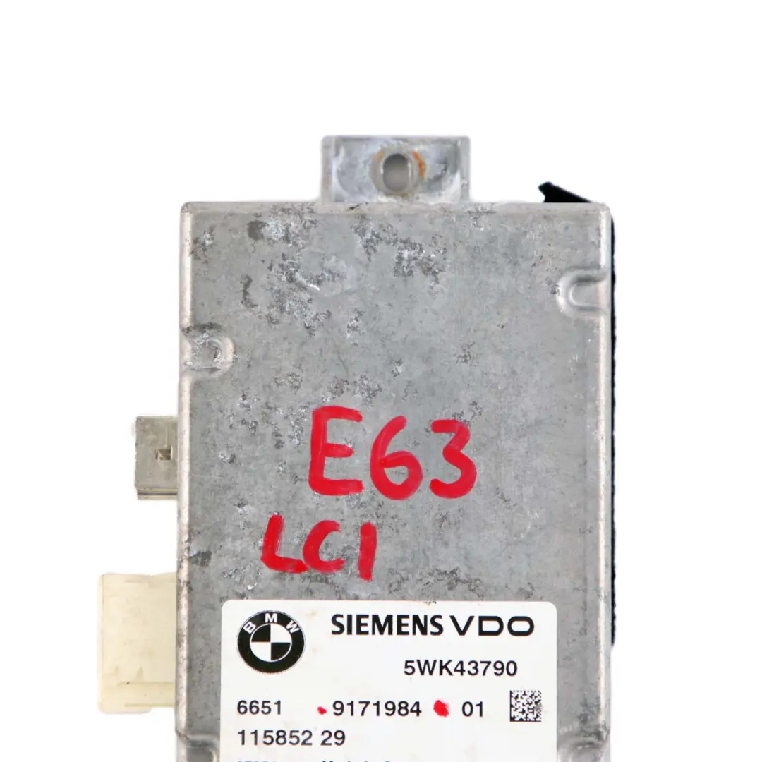 BMW E60 E61 E63 E64 LCI Control Unit Lane Departure Warning Module ECU - SKU 9171984 - Part number 9171984