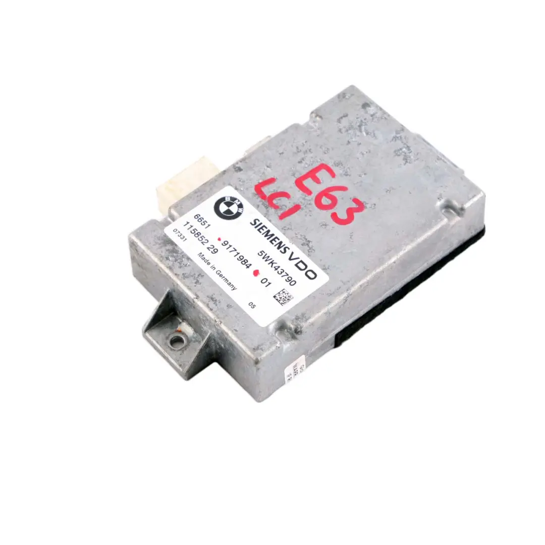 Contrôle Module de détection de déviation de trajectoire pour BMW E60 E61 E63 E64 LCI à propos du numéro de pièce 9171984 BMW E60 E61 E63 E64 LCI Contrôle Module de détection de déviation de trajectoire - SKU 9171984 - Numéro de pièce 9171984