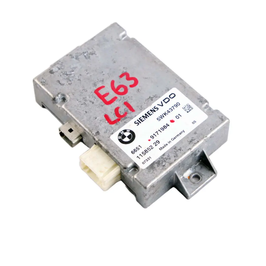 Steuergerät Spurverlassenswarnung Modul ECU für BMW E60 E61 E63 E64 LCI mit Teilenummer 9171984 BMW E60 E61 E63 E64 LCI Steuergerät Spurverlassenswarnung Modul ECU - SKU 9171984 - Teilenummer 9171984