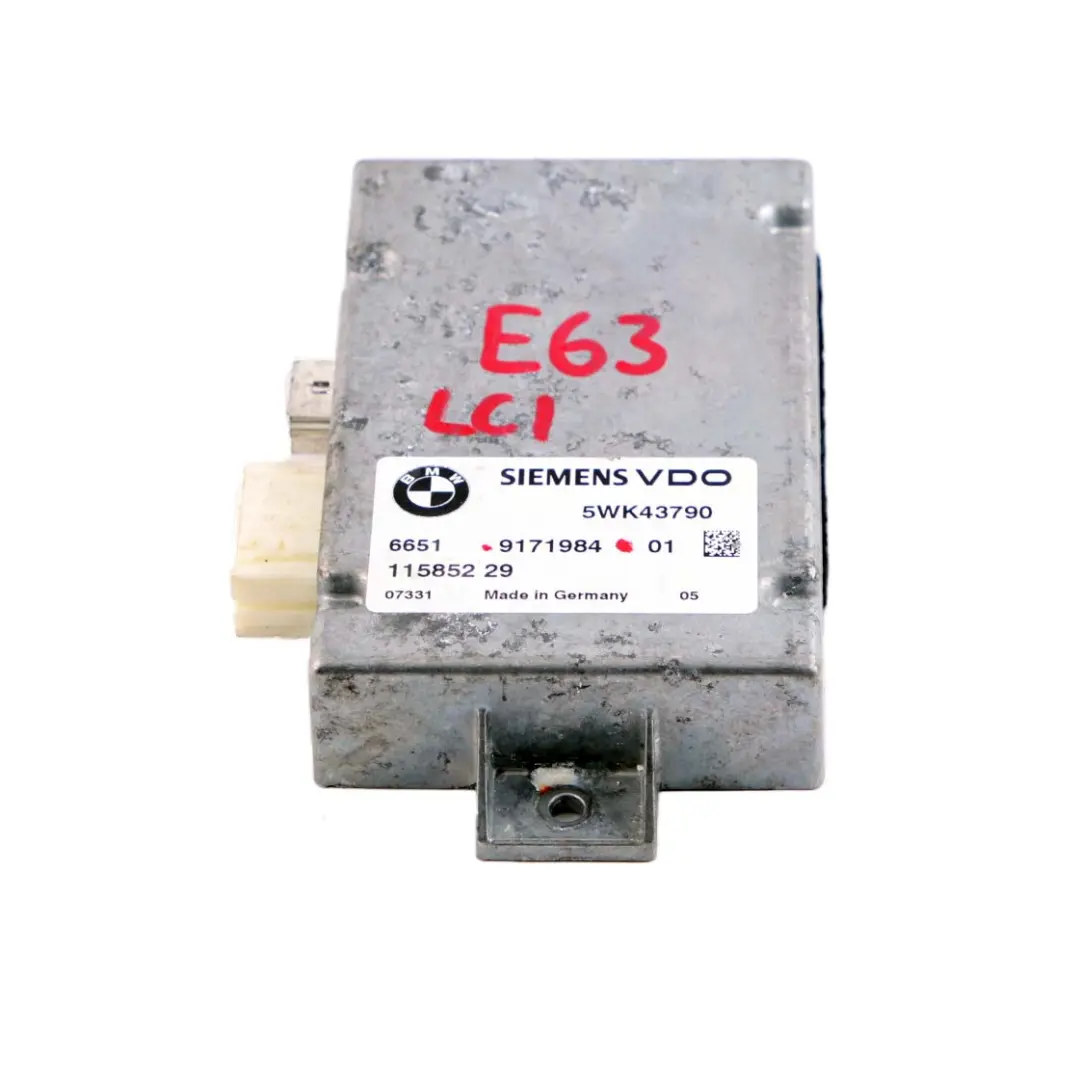 BMW E60 E61 E63 E64 LCI Control Unit Lane Departure Warning Module ECU - SKU 9171984 - Part number 9171984