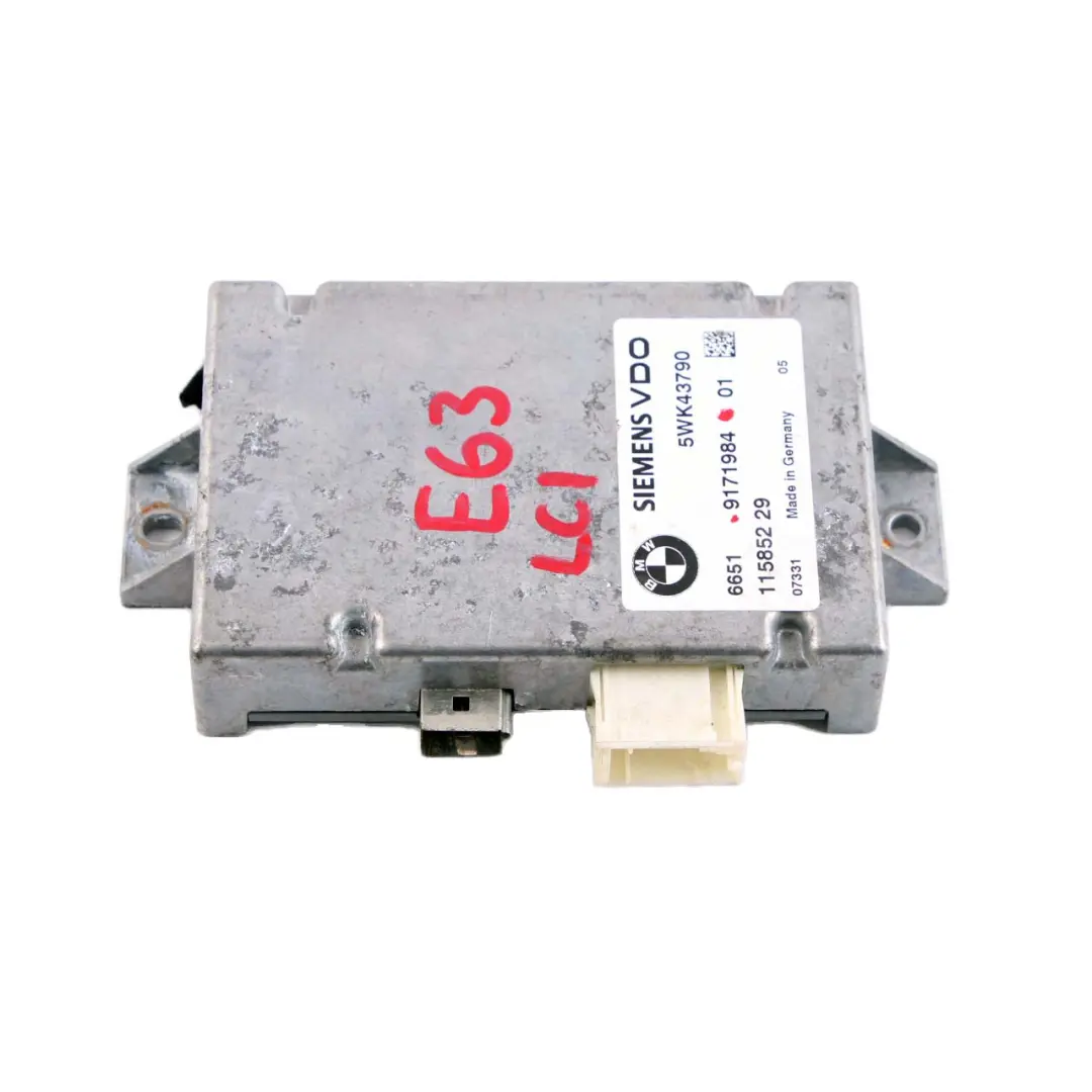 BMW E60 E61 E63 E64 LCI Control Unit Lane Departure Warning Module ECU - SKU 9171984 - Part number 9171984