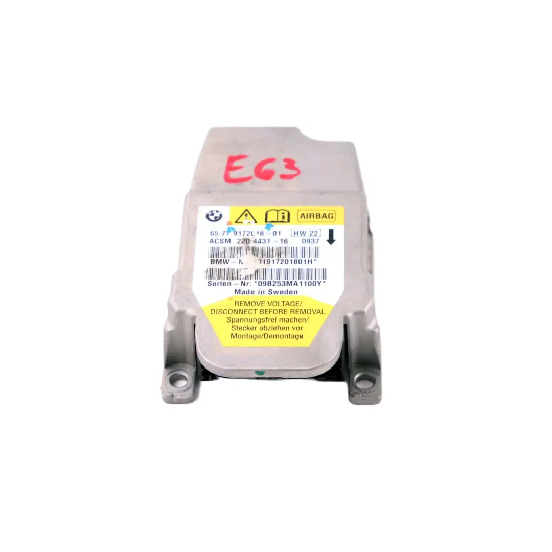  Module D'Unité De Commande ECU ACSM Pour BMW E60 E61 E63 E85 - SKU 9172018 - Numéro de pièce 9160557