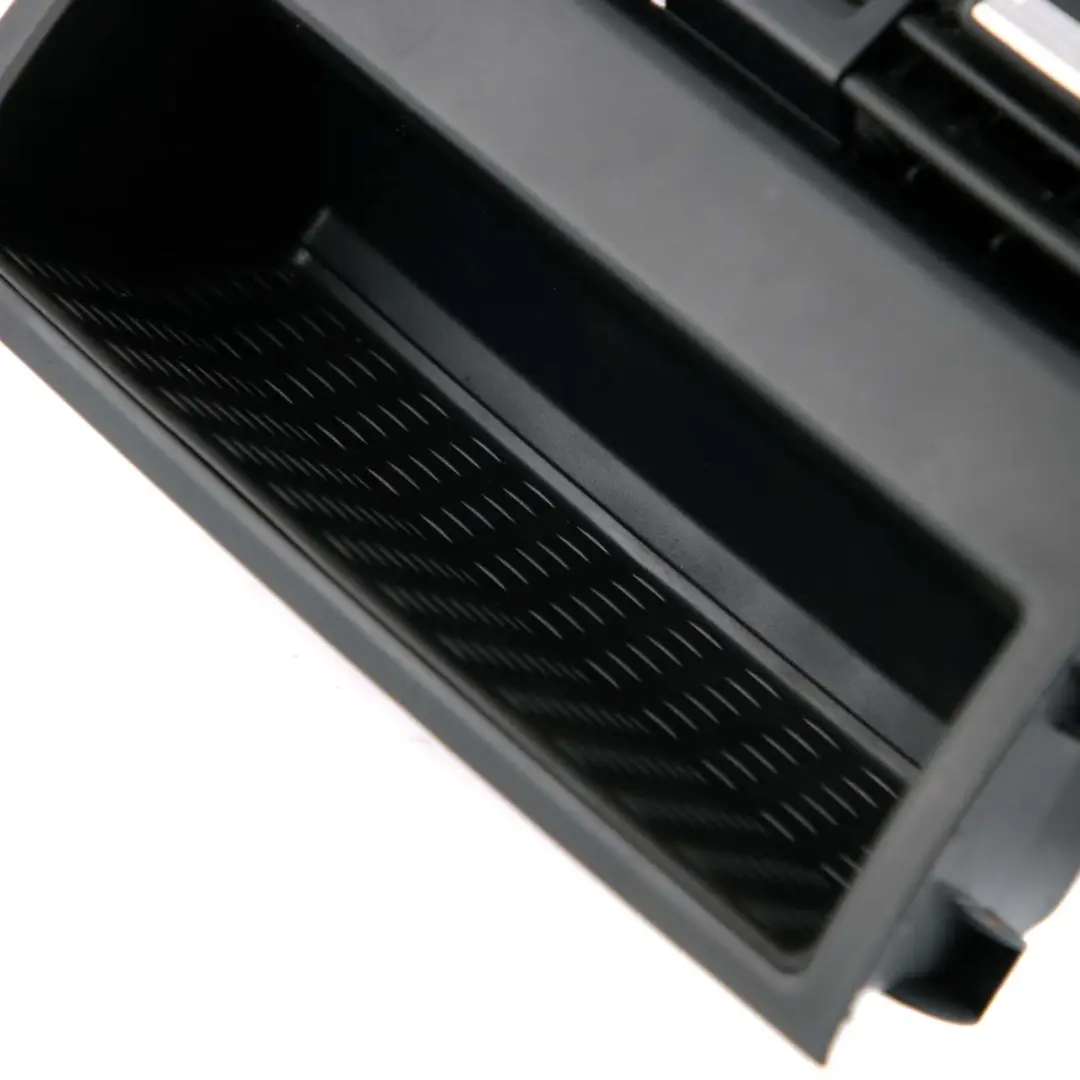 Fresh Air Grille Vent Trim Cover Panel Black to BMW F10 F11 Rear with Part number 9172167 BMW F10 F11 Rear Fresh Air Grille Vent Trim Cover Panel Black - SKU 9172167 - Part number 9172167