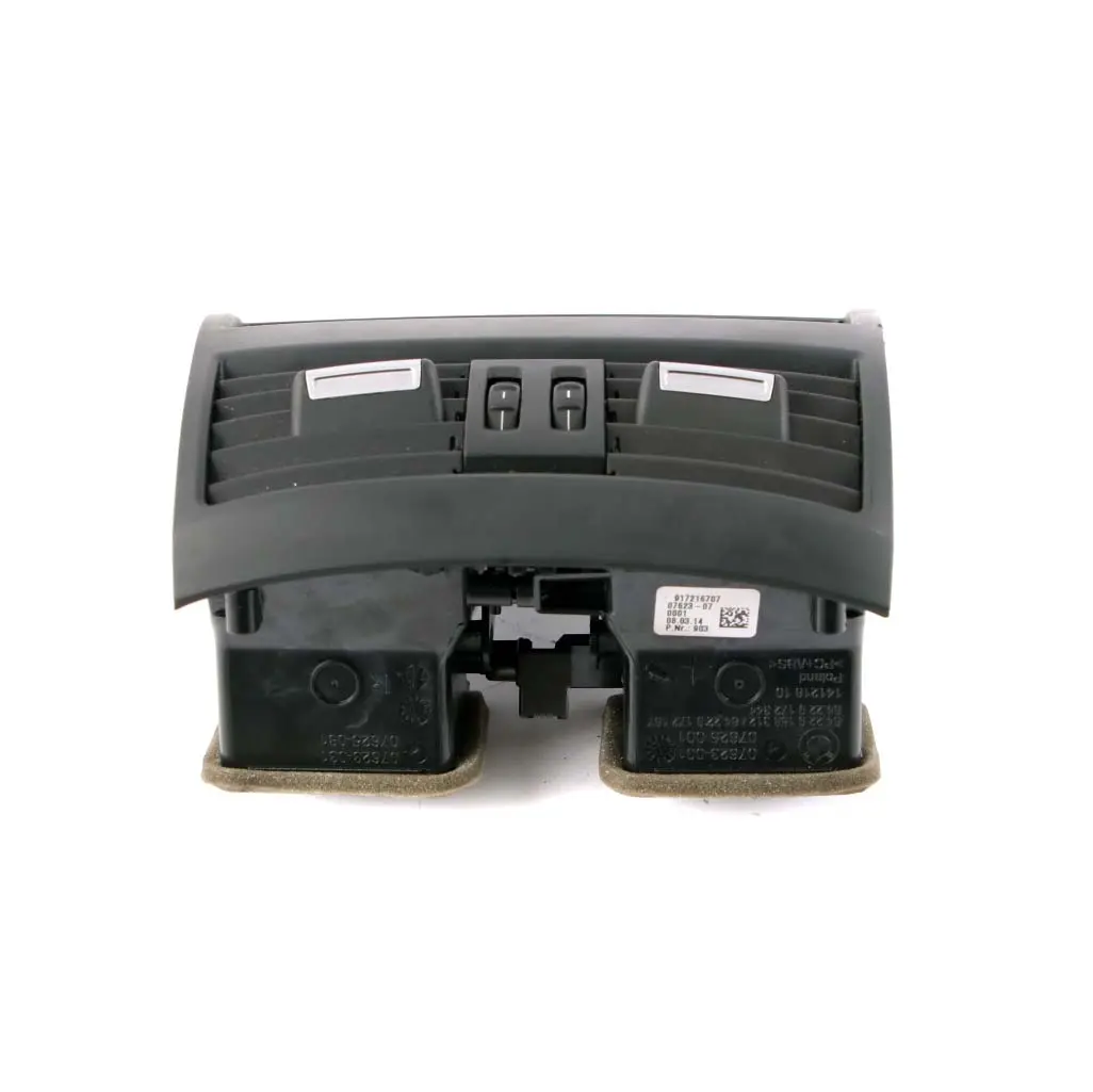 Kratki Nawiewu Tylne Kanału Środkowego Panel Czarny do BMW F10 F11 o numerze 9172167 BMW F10 F11 Kratki Nawiewu Tylne Kanału Środkowego Panel Czarny - SKU 9172167 - Numer Części 9172167