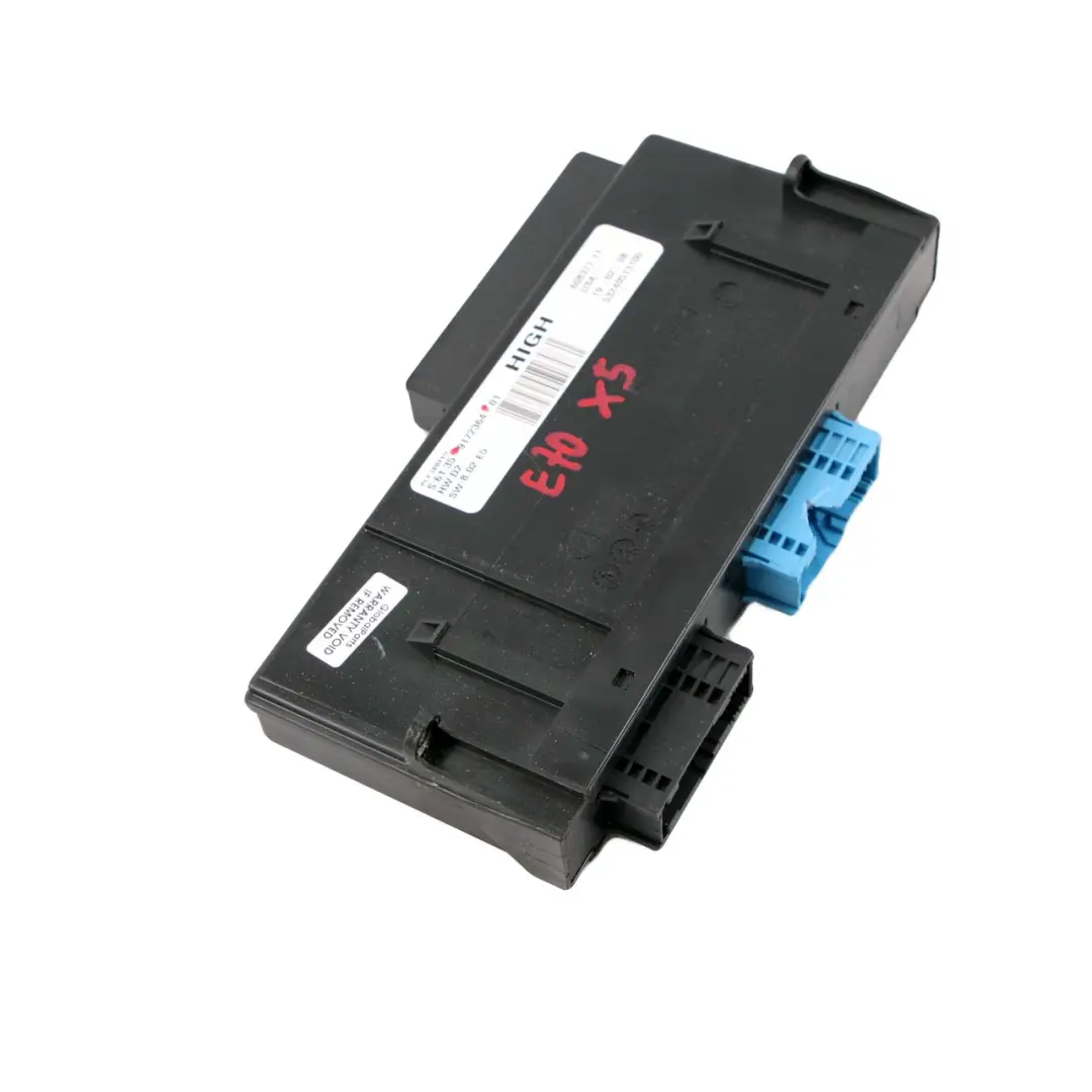 BMW E70 ECU Boîte jonction module commande carrosserie Haut PL4 JBBFEII - SKU 9172364 - Numéro de pièce 9172364
