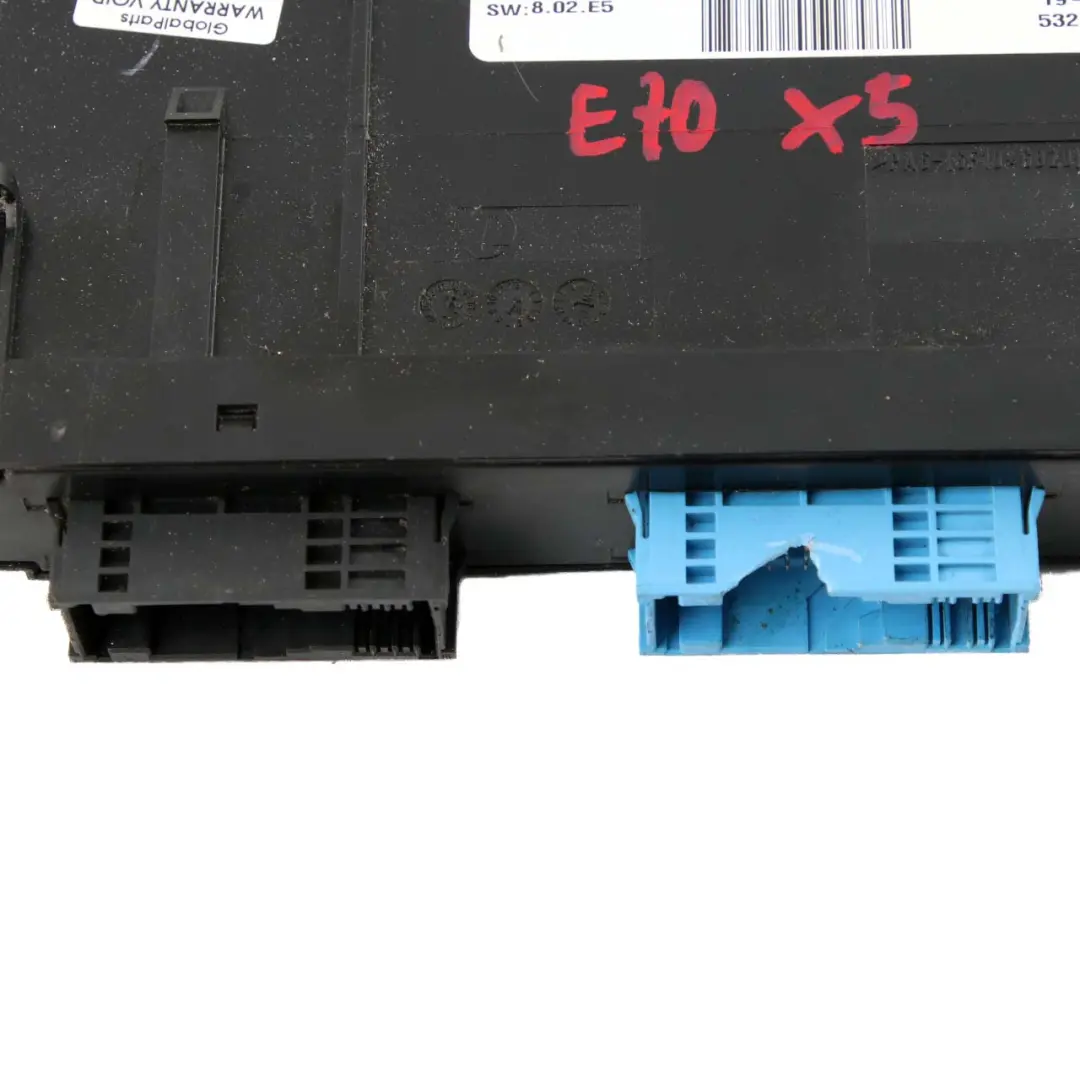 BMW E70 ECU Boîte jonction module commande carrosserie Haut PL4 JBBFEII - SKU 9172364 - Numéro de pièce 9172364