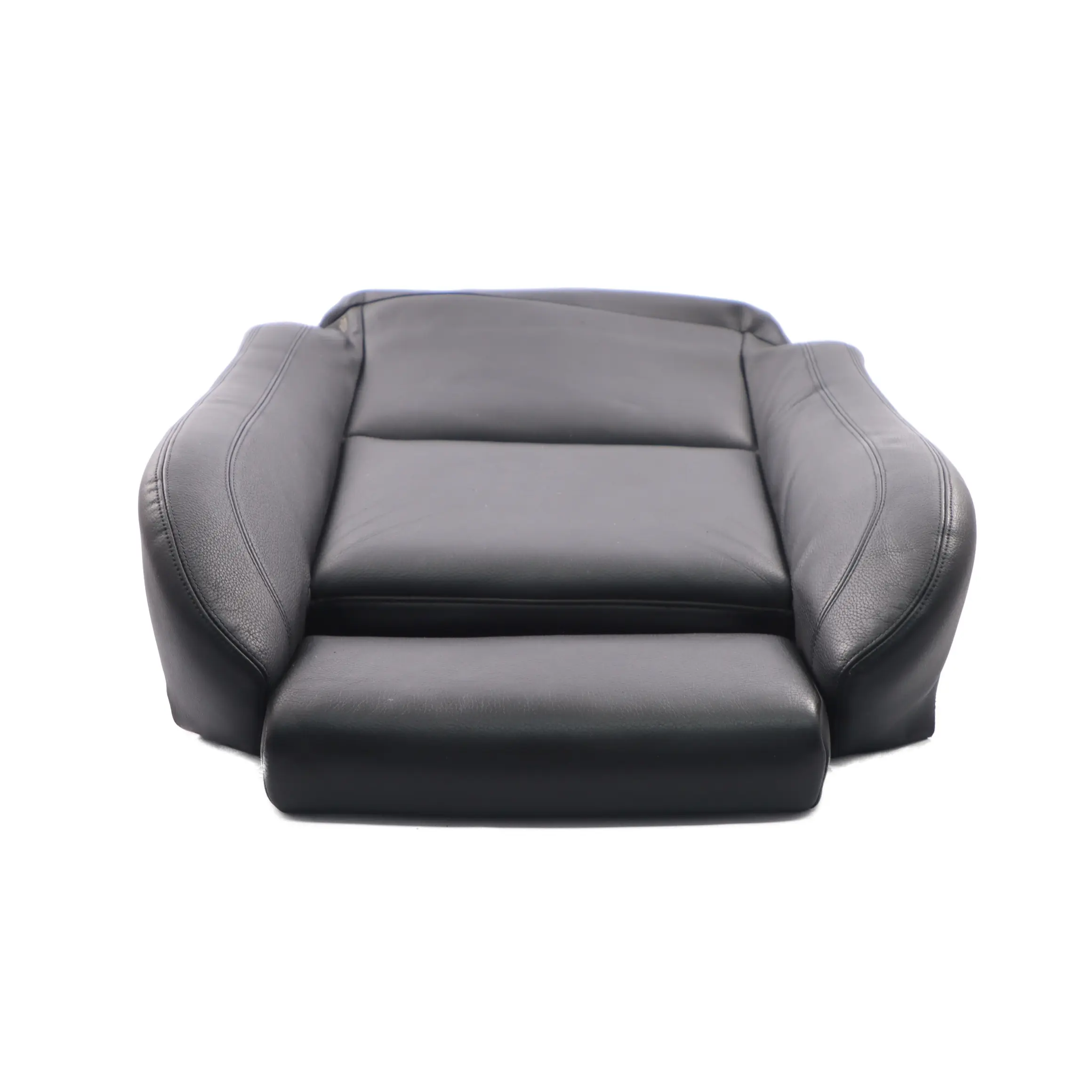 BMW F07 F10 Delantero Izquierdo Derecho Sport Funda Asiento Cuero Negro