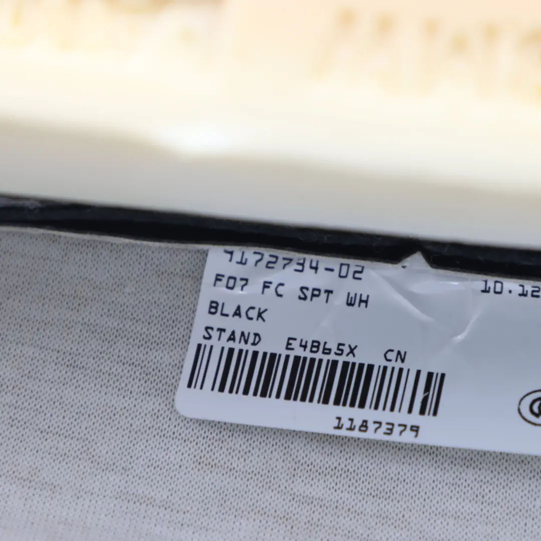 Siedzisko Fotela Sport Podgrzewane Czarna Skóra do BMW F07 F10 o numerze 9172734 BMW F07 F10 Siedzisko Fotela Sport Podgrzewane Czarna Skóra - SKU 9172734-1 - Numer Części 9172734