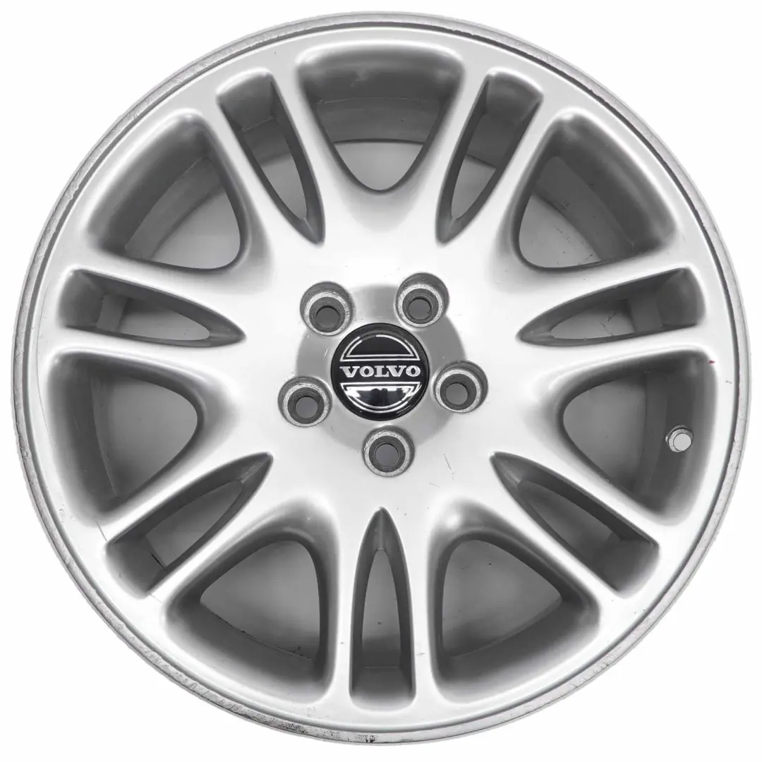 Volvo V70 Silver Alloy Wheel Rim 17" ET:49 7,5J 7-Double Spoke - SKU 9173557-1 - Part number 9173557