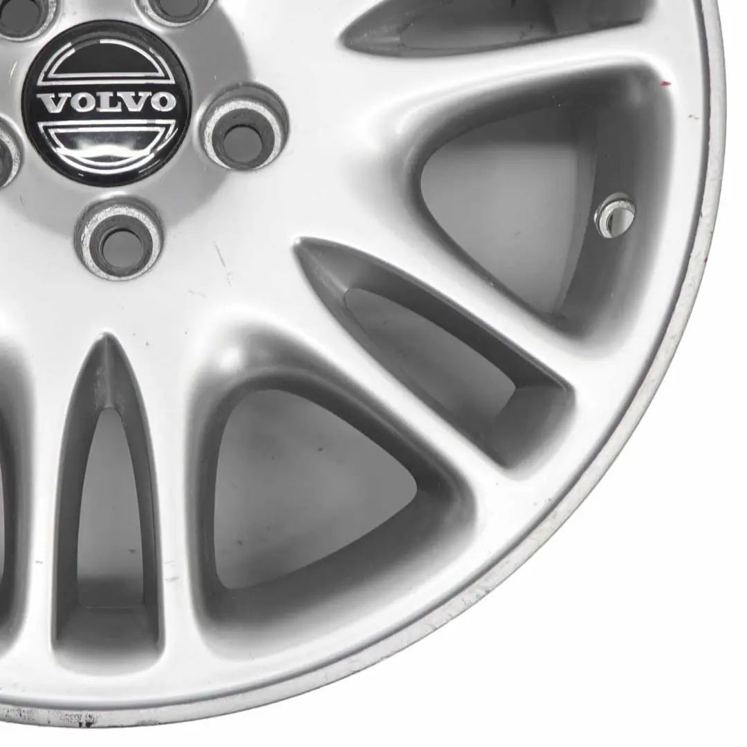 Volvo V70 Silver Alloy Wheel Rim 17" ET:49 7,5J 7-Double Spoke - SKU 9173557-1 - Part number 9173557