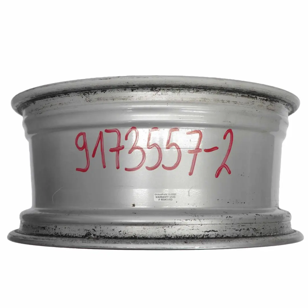 Volvo V70 Silver Alloy Wheel Rim 17" ET:49 7,5J 7-Double Spoke - SKU 9173557-2 - Part number 9173557