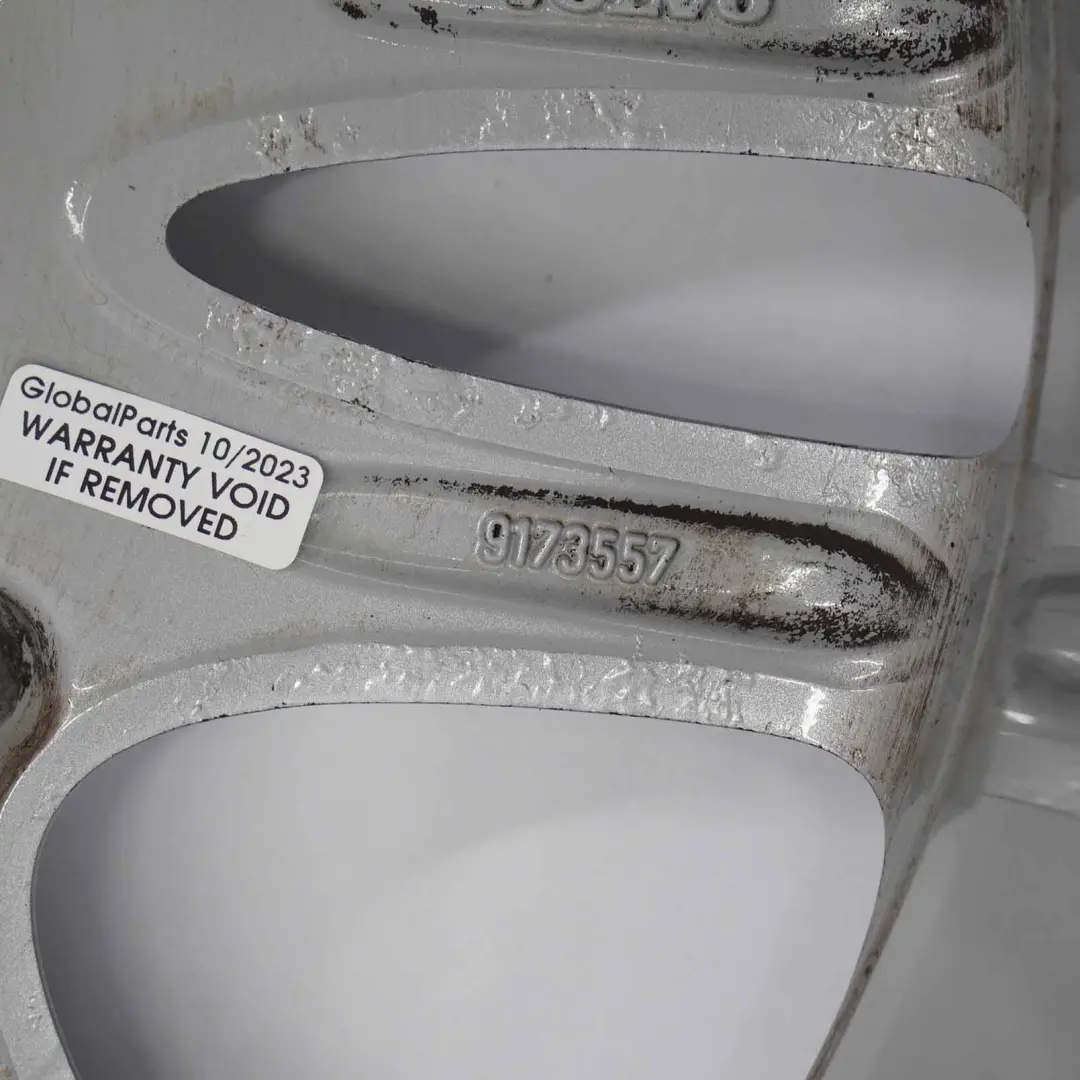Volvo V70 Silver Alloy Wheel Rim 17" ET:49 7,5J 7-Double Spoke - SKU 9173557-2 - Part number 9173557