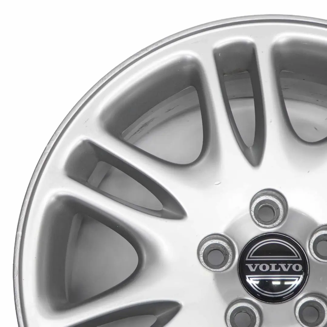 Volvo V70 Jante En Alliage Argenté 17" ET:49 7,5J 7-Double Rayon - SKU 9173557-2 - Numéro de pièce 9173557