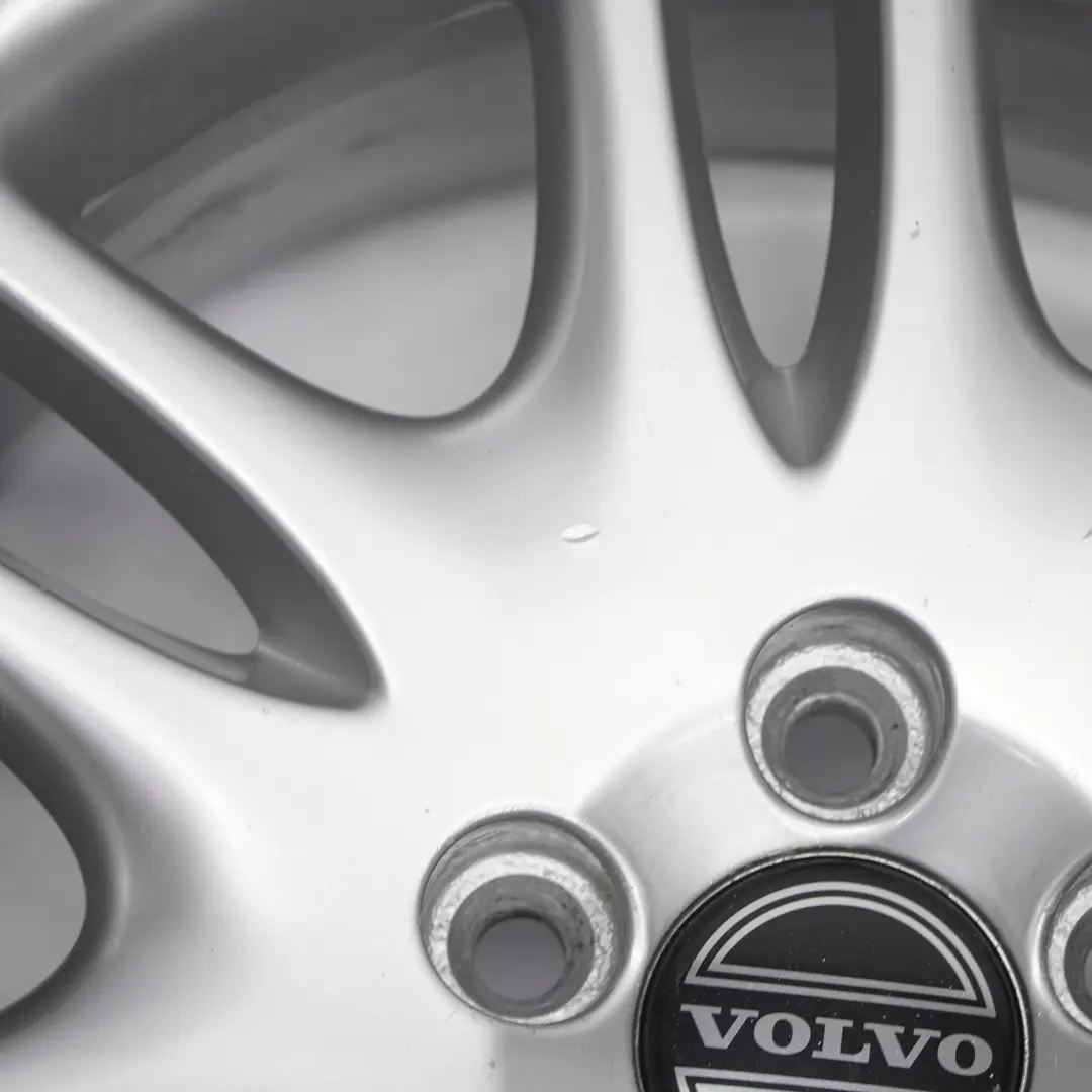 Volvo V70 Silver Alloy Wheel Rim 17" ET:49 7,5J 7-Double Spoke - SKU 9173557-2 - Part number 9173557