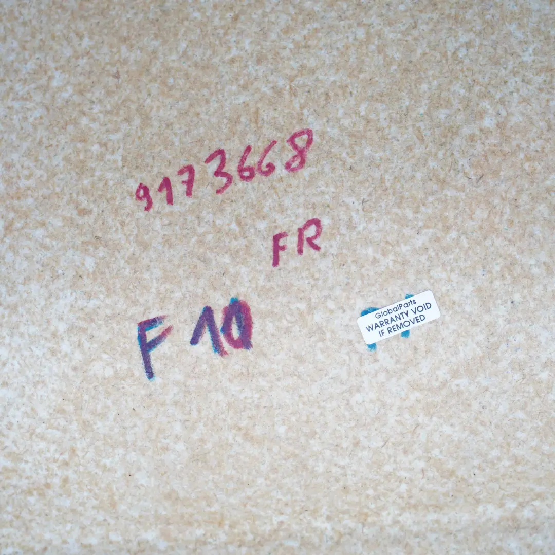 Backrest Cover BMW F01 F07 F10 Front Seat Rear Trim Panel Black to with Part number 9173668 Backrest Cover BMW F01 F07 F10 Front Seat Rear Trim Panel Black - SKU 9173668 - Part number 9173668