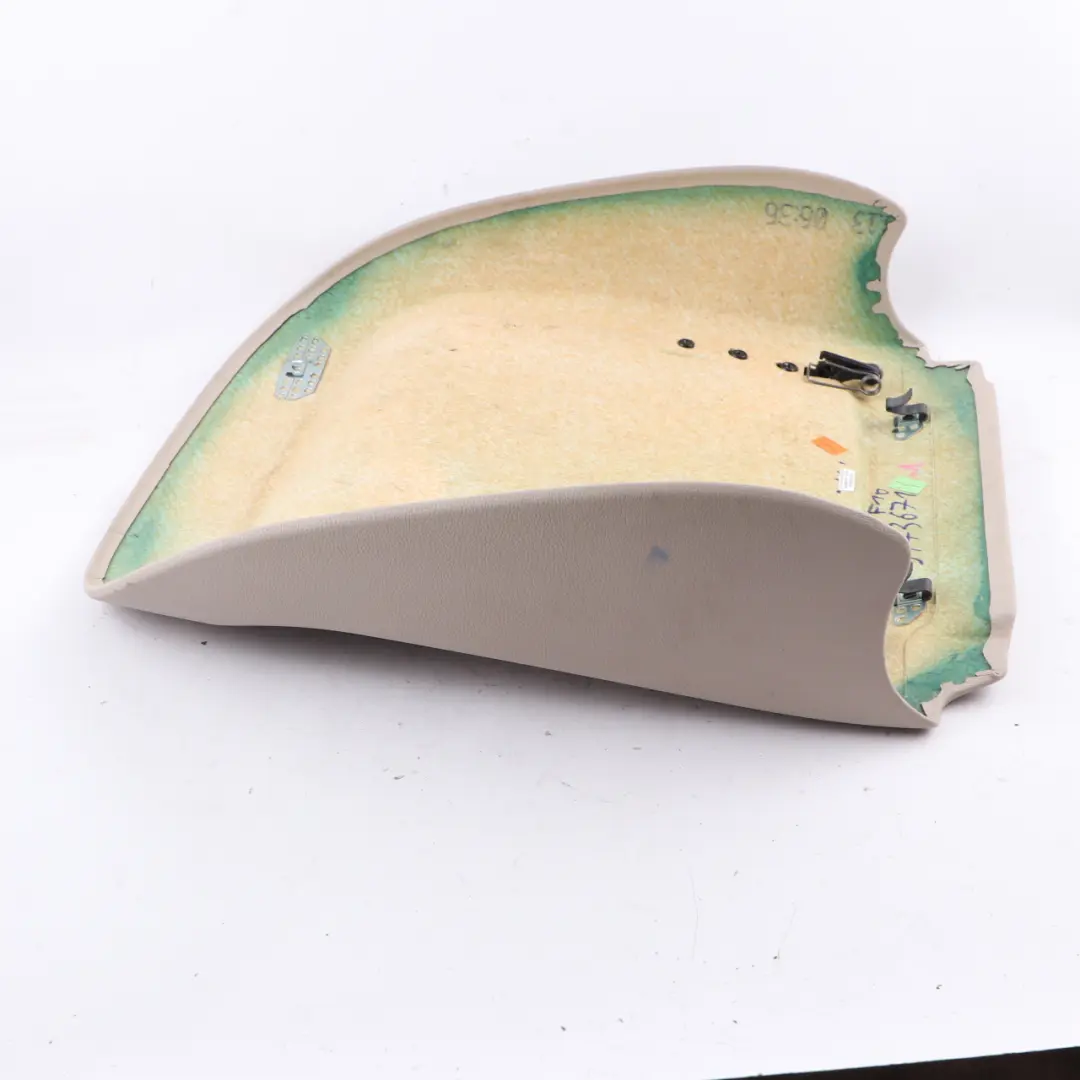 Backrest Cover BMW F01 F07 F10 Front Seat Rear Trim Panel Oyster to with Part number 9173671 Backrest Cover BMW F01 F07 F10 Front Seat Rear Trim Panel Oyster - SKU 9173671-1 - Part number 9173671