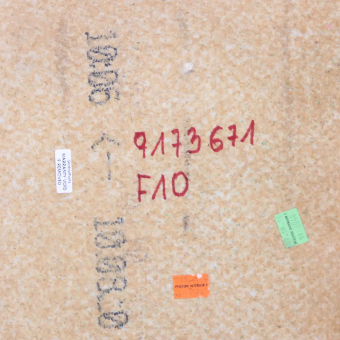 BMW F01 F07 F10 Obudowa Plecy Osłona Tył Fotela Kolor Oyster - SKU 9173671 - Numer Części 9173671