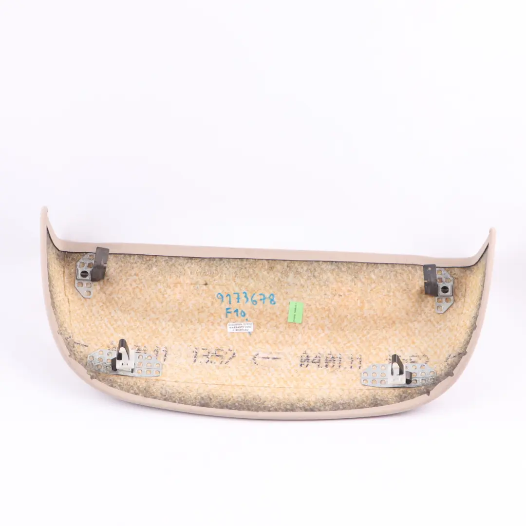 Front Seat Cover BMW F01 F10 F11 Upper Rear Panel Comfort Oyster to with Part number 9173678 Front Seat Cover BMW F01 F10 F11 Upper Rear Panel Comfort Oyster - SKU 9173678 - Part number 9173678