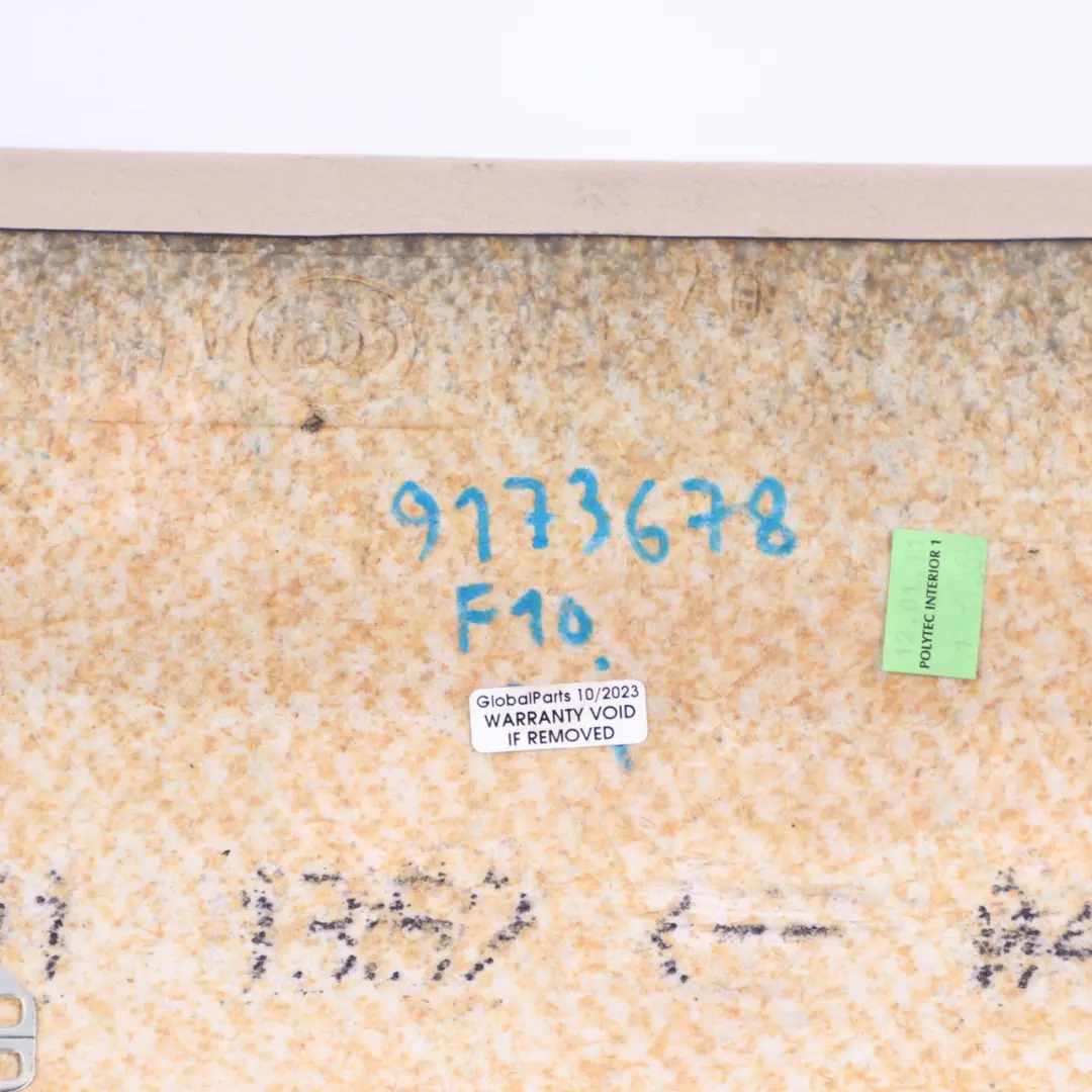 Front Seat Cover BMW F01 F10 F11 Upper Rear Panel Comfort Oyster to with Part number 9173678 Front Seat Cover BMW F01 F10 F11 Upper Rear Panel Comfort Oyster - SKU 9173678 - Part number 9173678