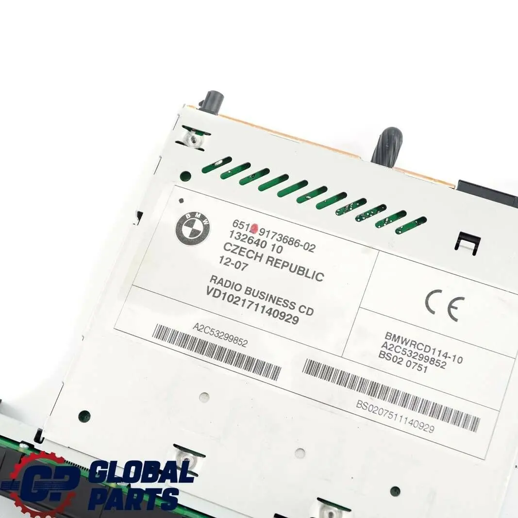 BMW X3 Z4 Series E83 E85 E86 Radio Business CD Player - SKU 9173686 - Numéro de pièce 9205278
