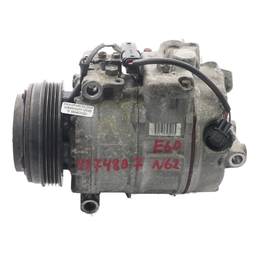 N62N Klimaanlage Kompressor Air Con A/C für BMW E60 E61 E64 LCI mit Teilenummer 9174807 BMW E60 E61 E64 LCI N62N Klimaanlage Kompressor Air Con A/C - SKU 9174807 - Teilenummer 9174807