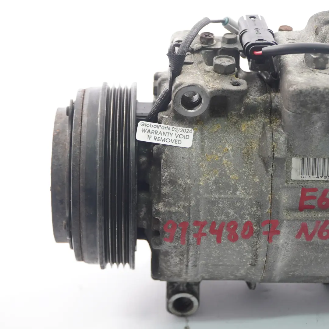 N62N Klimaanlage Kompressor Air Con A/C für BMW E60 E61 E64 LCI mit Teilenummer 9174807 BMW E60 E61 E64 LCI N62N Klimaanlage Kompressor Air Con A/C - SKU 9174807 - Teilenummer 9174807