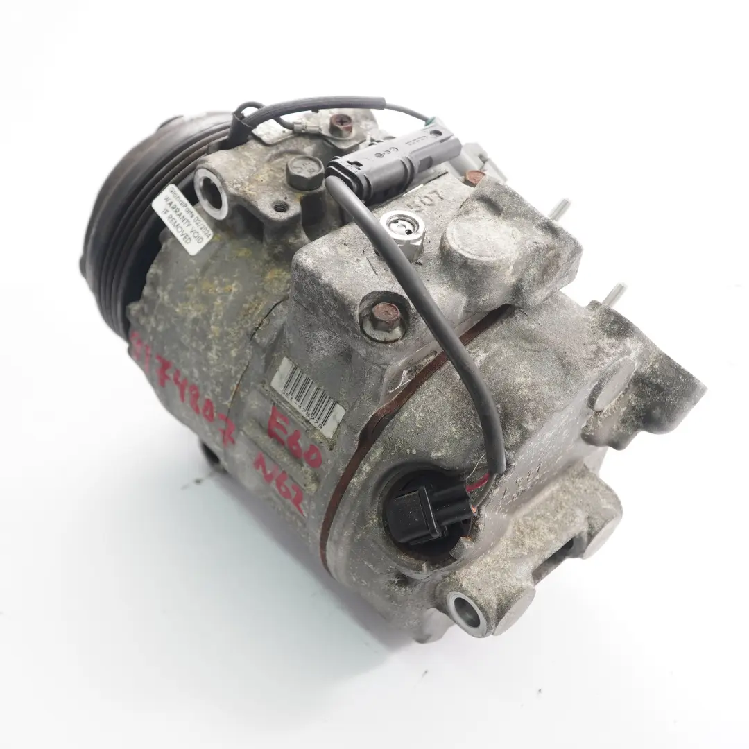 N62N Klimaanlage Kompressor Air Con A/C für BMW E60 E61 E64 LCI mit Teilenummer 9174807 BMW E60 E61 E64 LCI N62N Klimaanlage Kompressor Air Con A/C - SKU 9174807 - Teilenummer 9174807