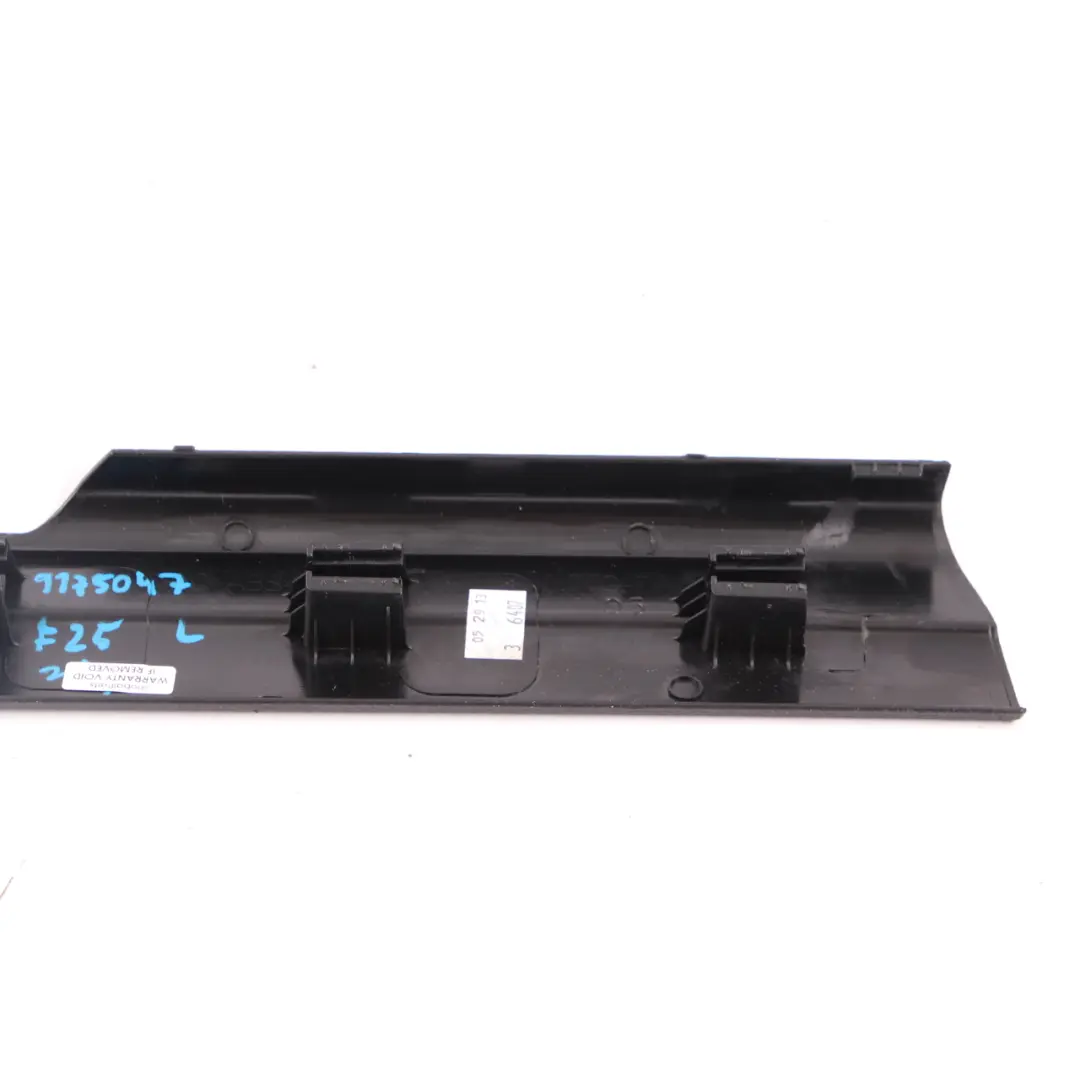 BMW X3 F25 Panneau De Seuil De Porte Avant Gauche N/S Noir - SKU 9175047 - Numéro de pièce 9175047