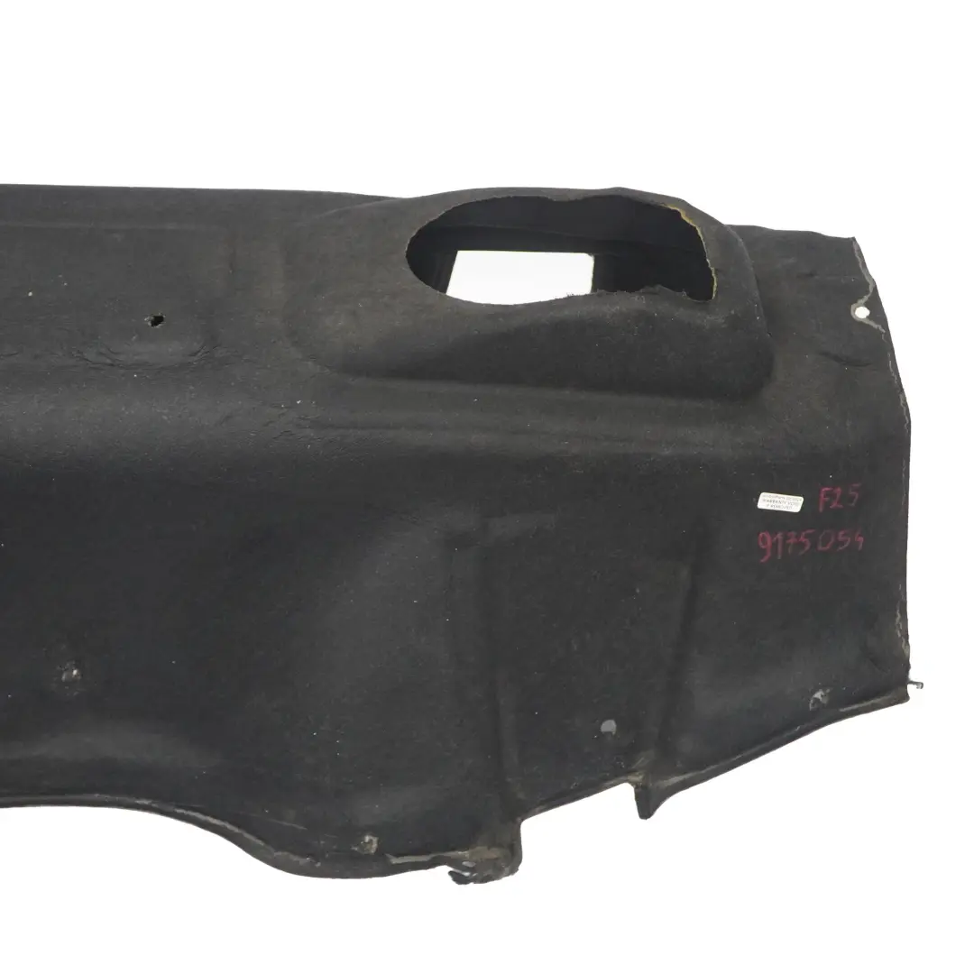 Aislamiento Acústico Túnel Recubrimiento Panel Trasero para BMW X3 F25 con número de pieza 9175054 BMW X3 F25 Aislamiento Acústico Túnel Recubrimiento Panel Trasero - SKU 9175054 - Número de pieza 9175054