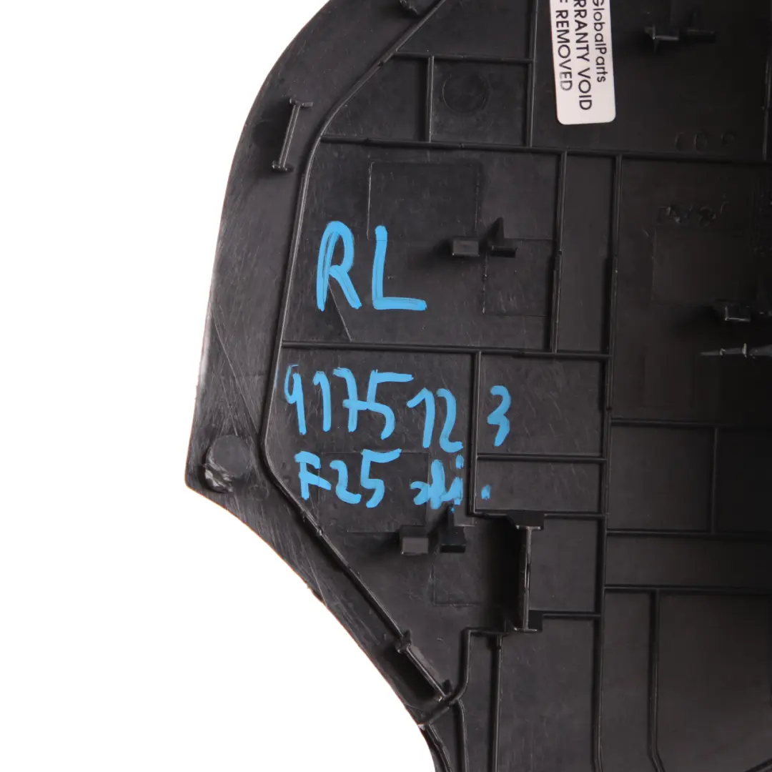 BMW X3 F25 Rear Seatbelt Trim Cover Left N/S Seat Belt Black - SKU 9175123 - Part number 9175123