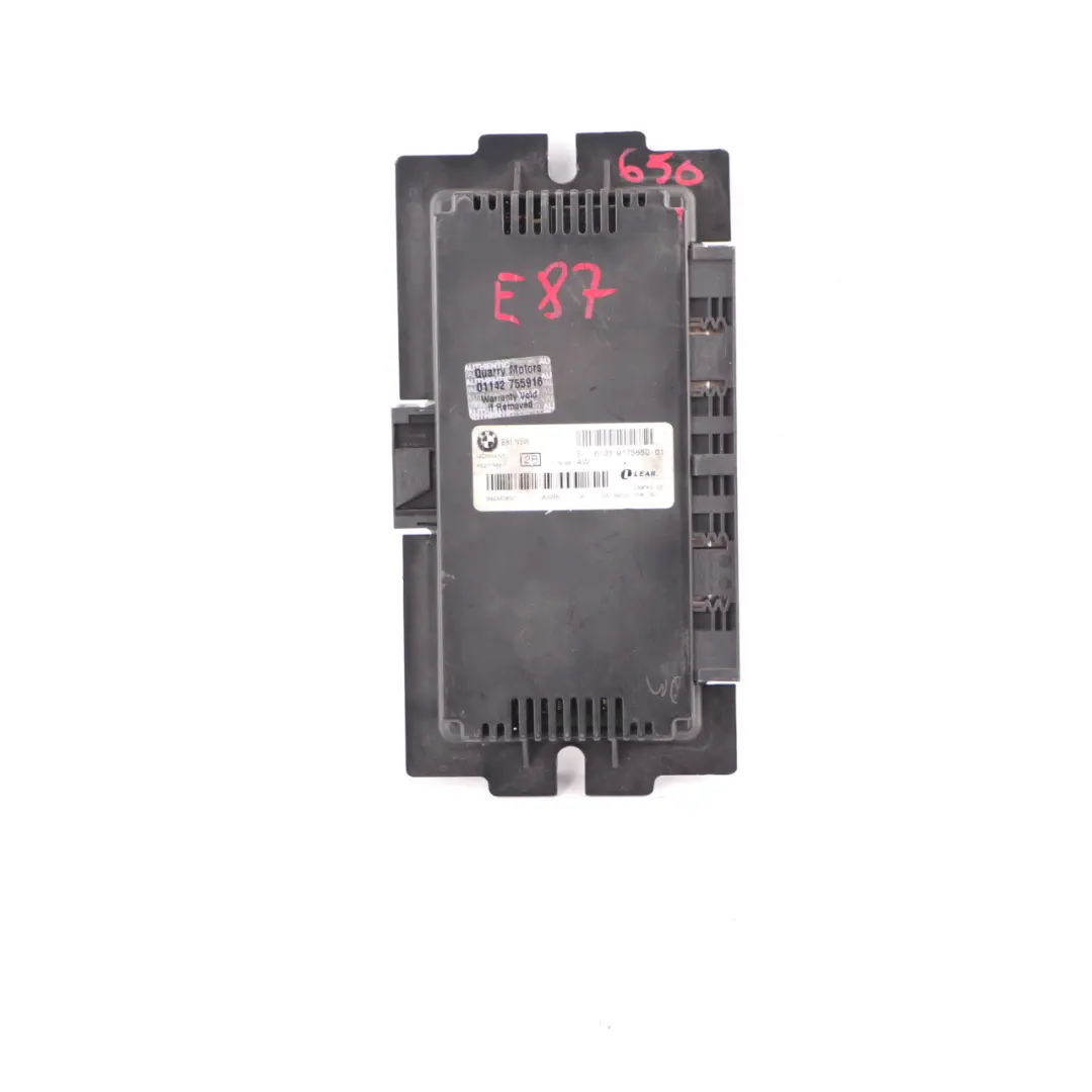 BMW E87 NSW ECU Light Control Unit Module Footwell Module PL2 FRM II - SKU 9175650-1 - Part number 9175650