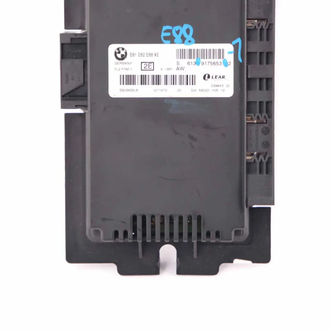 BMW E88 Xenon Footwell Light Control Module Unit PL2 FRM II Lear - SKU 9175653-1 - Part number 9175653